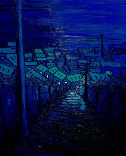 相想 · Oil on canvas · 60.6x72.7cm · (이미지출처 = BNK부산은행갤러리)