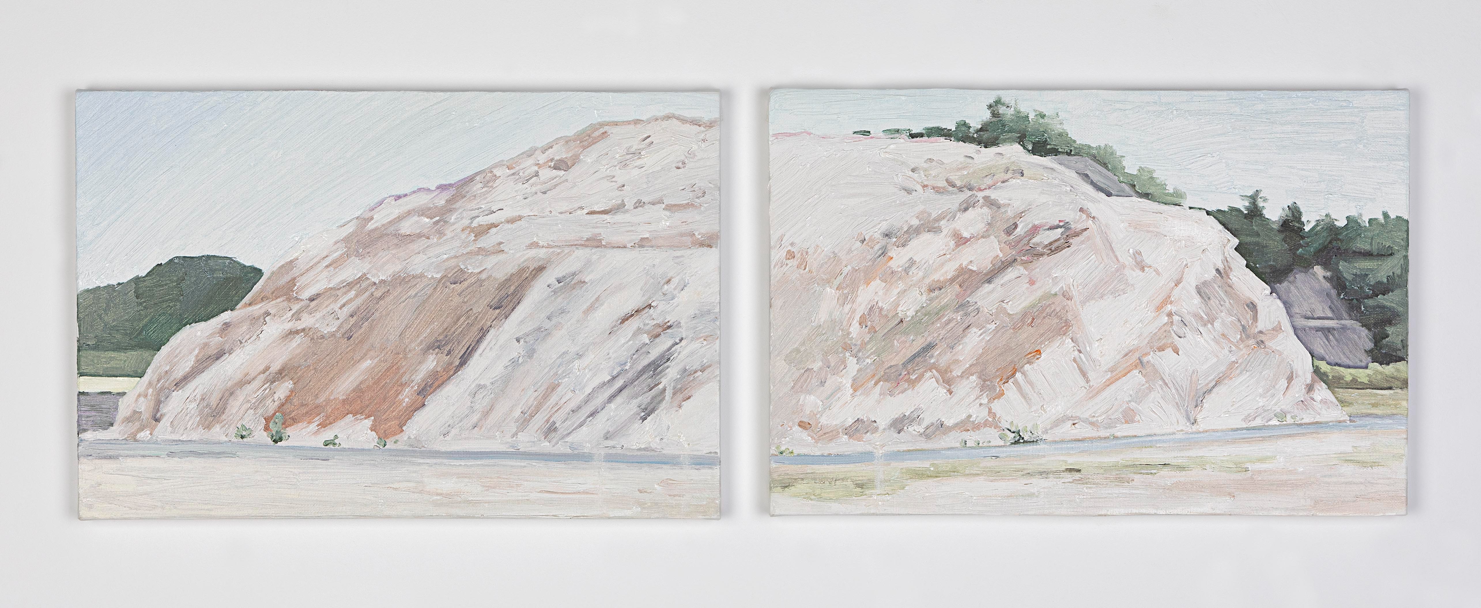 만들어진 산 · oil on canvas · 27x41cm · 2021 · 장동욱 · (출처 = 우민아트센터)