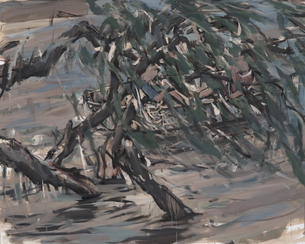 수몰나무 #1 · oil on canvas · 182x227cm · 2021 · Submerged Tree #1 · oil on canvas · 장재민 · Jang Jae Min · (이미지출처 = 보안1942) · (Source = Boan1942)
