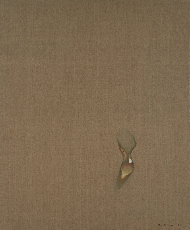 물방울 · 캔버스에 유채 · 69.5×59.5cm · 1974 · 김창열 · (이미지출처 = 한원미술관)