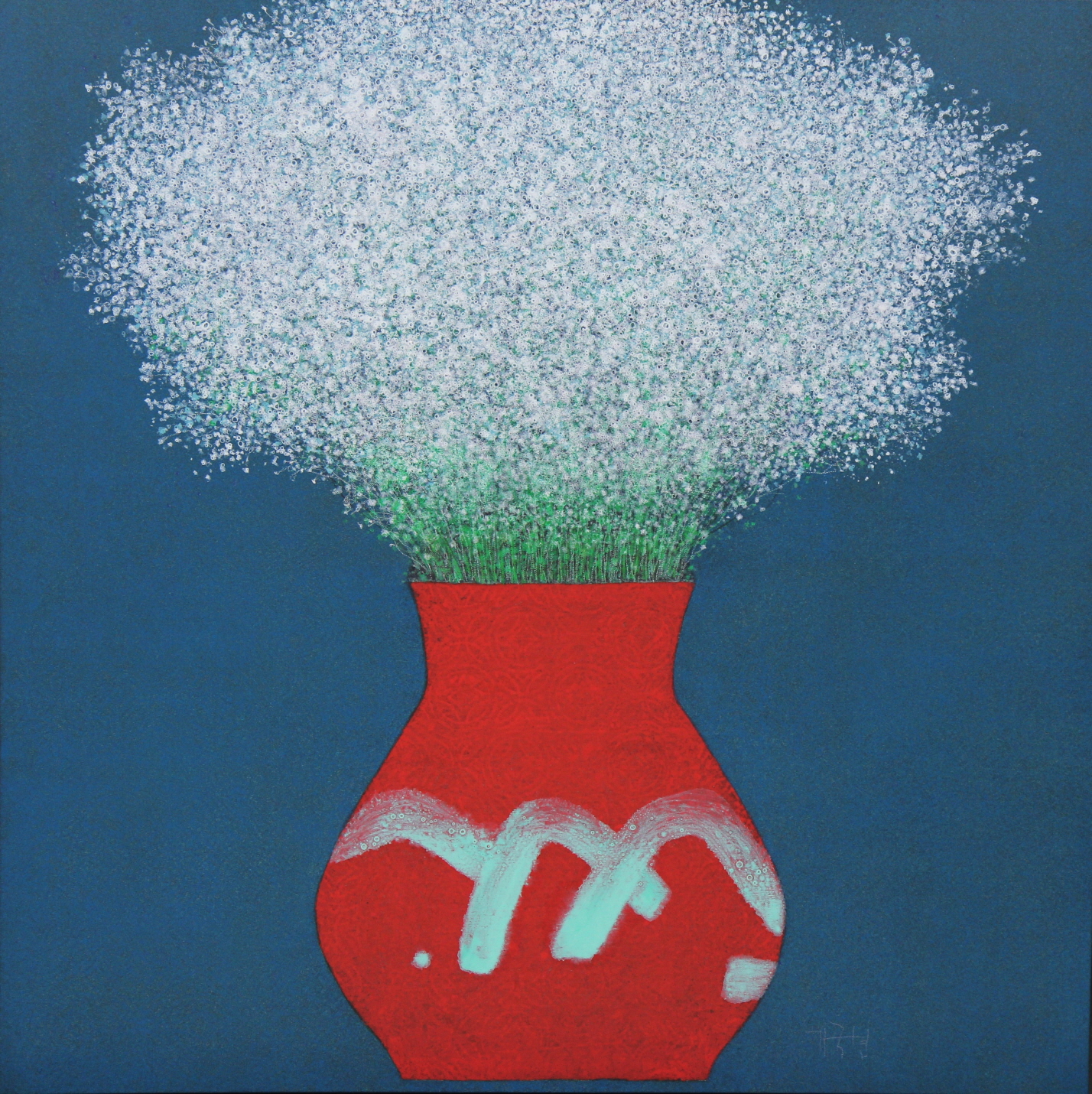 감성정물 · 캔버스에 유채 · 100x100cm · 2022 · 가국현 · (이미지출처 = 신세계갤러리)