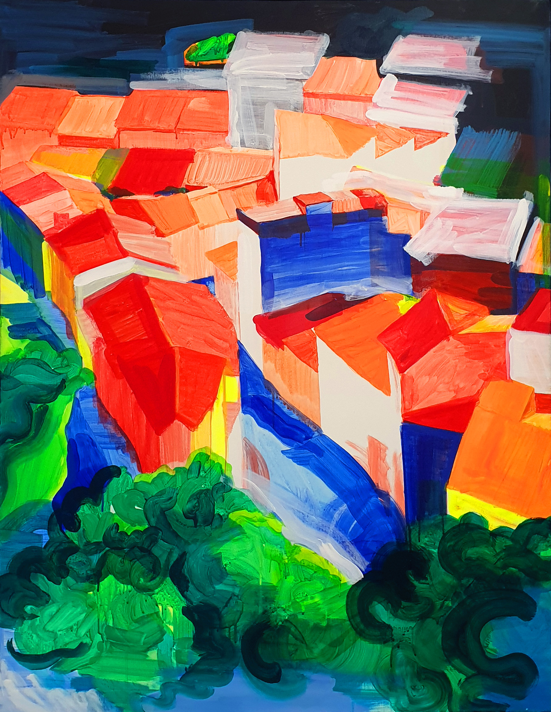 landscape op.5 · acrylic on canvas · 90.5 x 160.0 cm · 2012