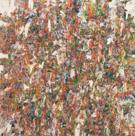 El Ayer Se Fue · Oil on canvas · 152.4 x 152.4 cm (60 x 60 in) · 2020